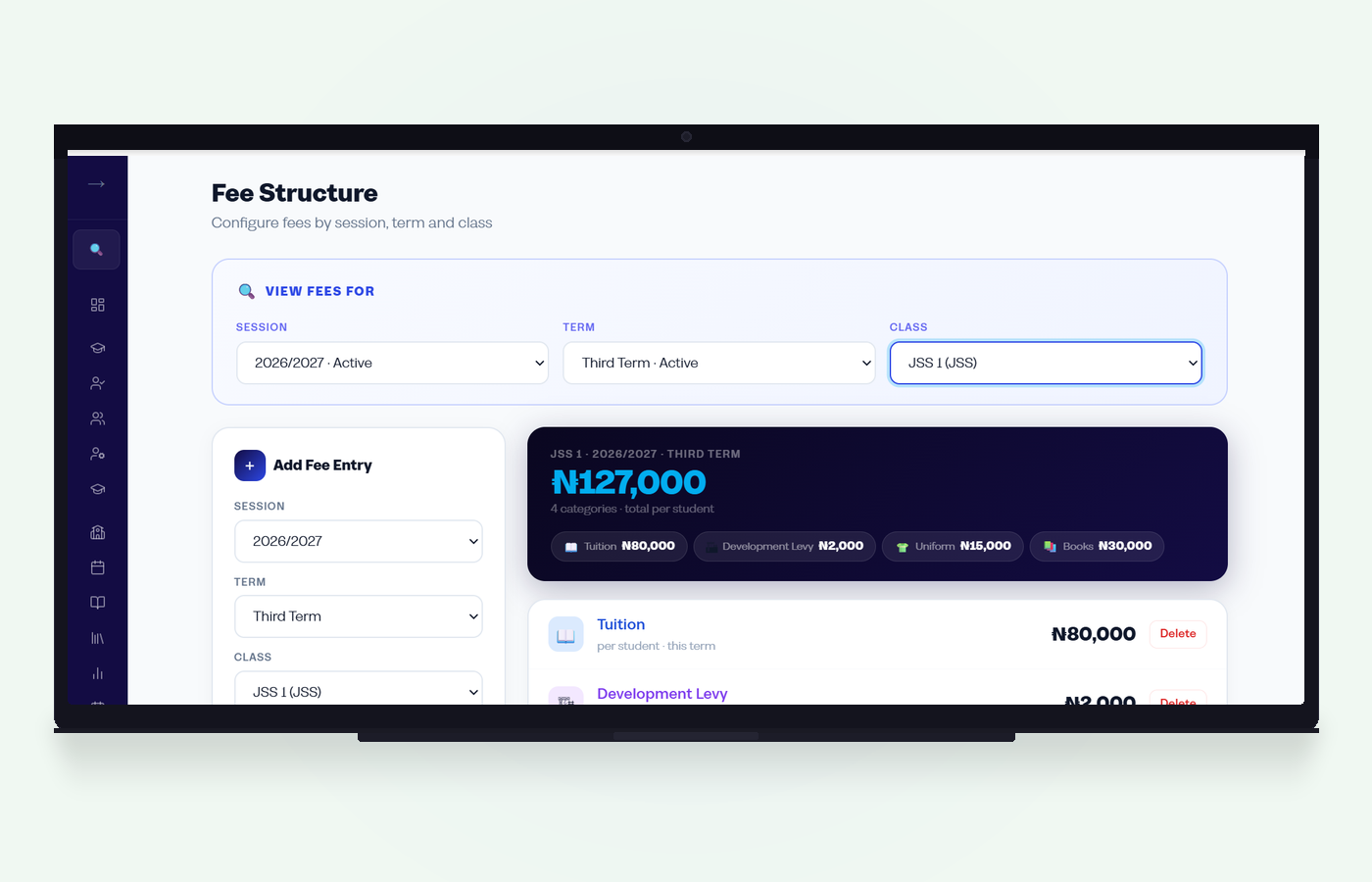 Fee Structure