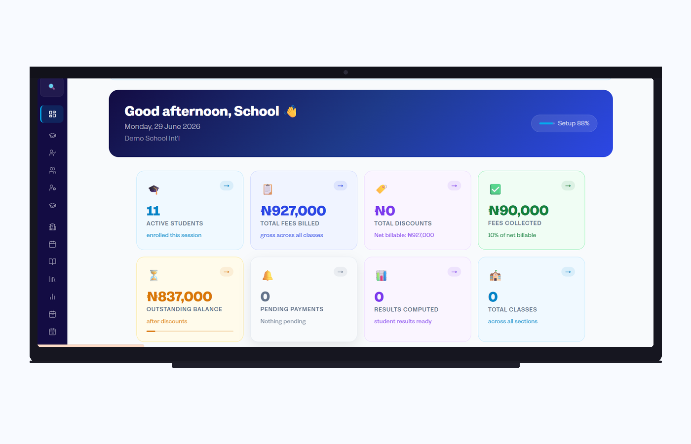 MySchoolIQ Owner Dashboard